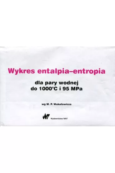 Wykres entalpia-entropia dla pary wodnej do 1000st C i 95 MPa - Michai� Wuka�owicz