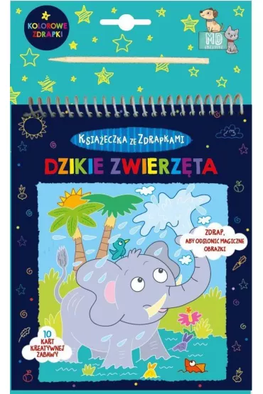 Dzikie zwierz�ta. Kolorowe zdrapki