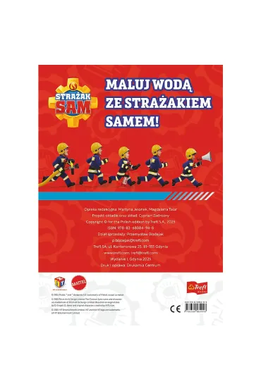 Stra�ak Sam. Kolorowanka wodna