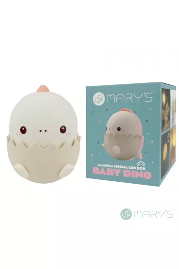 Marys MARY S lampka nocna  LED Baby dino RGB r�owy
