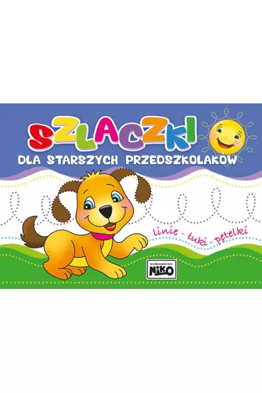 Szlaczki dla starszych przedszkolak�w linie �uki i p�telki