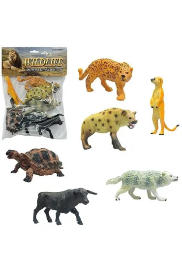 Zwierz�ta dzikie zoo 6 szt