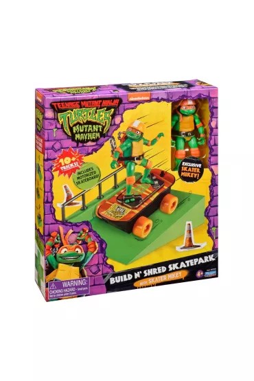 Wojownicze wie Ninja Skatepark Michelangelo, figurka Playmates