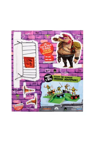 Wojownicze wie Ninja Skatepark Michelangelo, figurka Playmates
