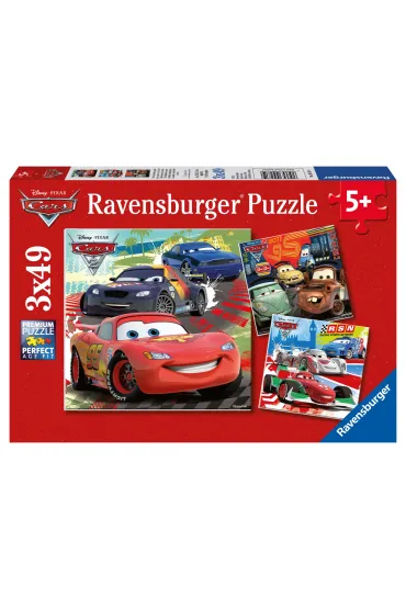 Puzzle 3x49 el. Auta 2 Ravensburger