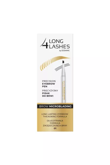 Long4Lashes Eyebrow Pen Brow Microblading precyzyjny pisak do brwi 01 Medium Brown 1.1 ml