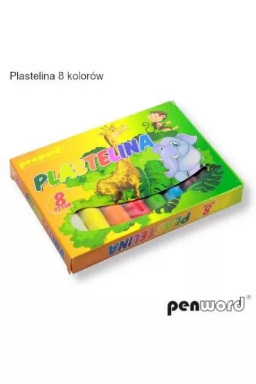 Penword Plastelina 8 szt.