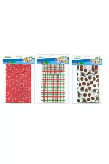 Craft with Fun Torebka prezentowa papierowa mix wzor�w 463613