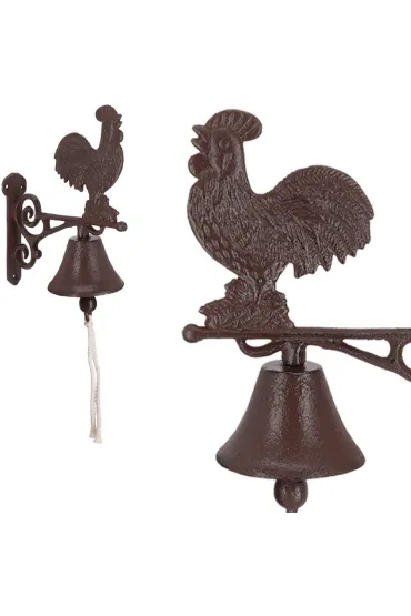 Esschert Design �eliwny dzwonek do drzwi kogut