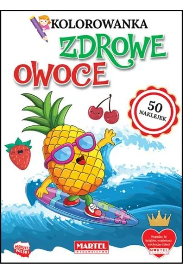 Kolorowanka Zdrowe owoce