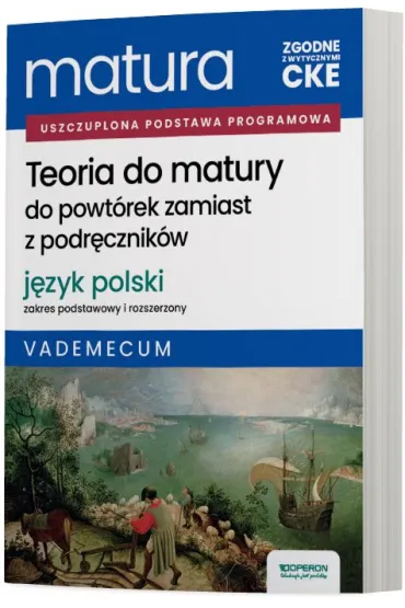 Matura 2026. J�zyk polski. Teoria do matury. Vademecum. Zakres podstawowy i rozszerzony - Magdalena Steblecka-Jankowska, Renata Janicka-Szyszko, Urszula Jagie��o