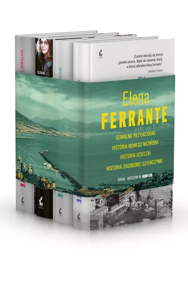 Pakiet Genialna przyjaci�ka. Tomy 1-4: Genialna przyjaci�ka, Historia nowego nazwiska, Historia ucieczki, Historia zaginionej dziewczynki - Elena Ferrante