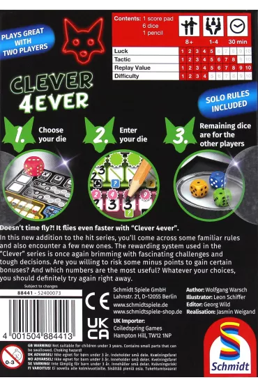 Pe�na taca (Clever 4 Ever) Schmidt - Wolfgang  Warsch
