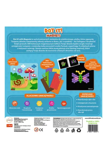 Zestaw kreatywny Skillmatics Dot it! With Magnets �wiat Zwierz�t Grasper Global Private Limited