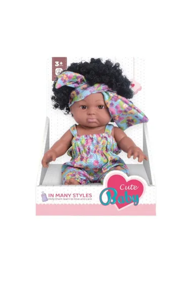 Lalka afroamerykanka 28cm Askato