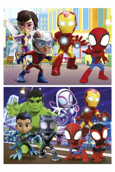 Puzzle 2x48 el. Spidey i Super-Kumple Educa