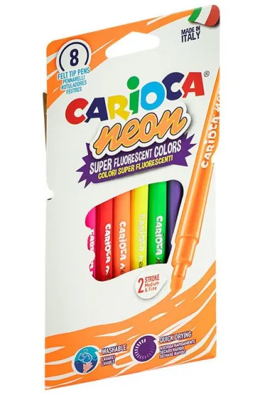 Carioca Pisaki neon 8 szt.
