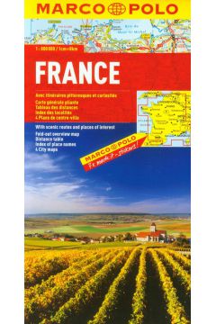 Francja mapa drogowa 1:800 000