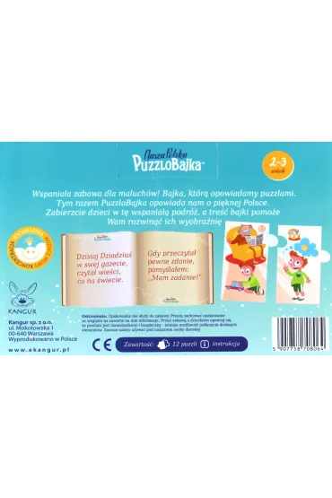 Puzzle PuzzloBajka Nasza Polska Kangur