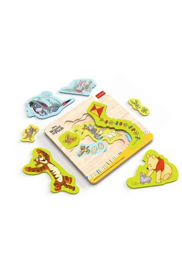 Puzzle drewniane 12 el. Winnie The Pooh Trefl