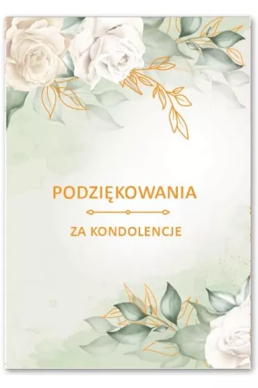Trend Karnet Podzi�kowania za kondolencje