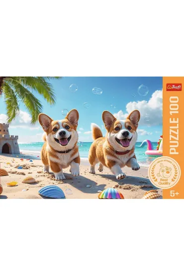Puzzle 100 el. Corgi Trefl