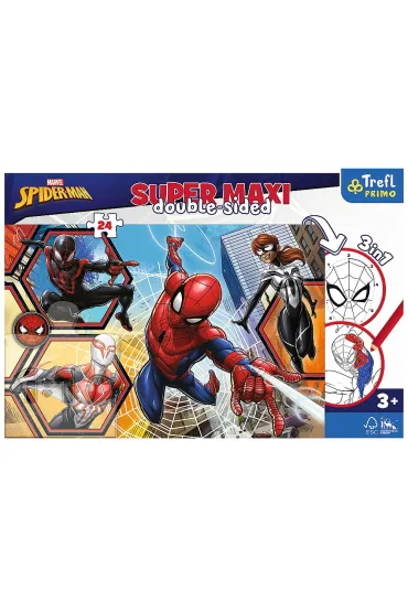 Puzzle 24 el. Super Maxi. Spiderman wyrusza do akcji Trefl