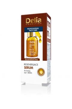 Delia Professional Face Care regenerujce serum do twarzy szyi i dekoltu Olej Arganowy 10 ml