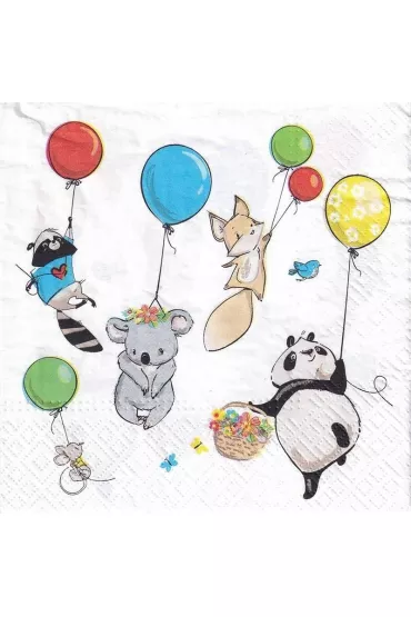 Paw Serwertki Przyj�cie zwierz�tek 33 x 33 cm