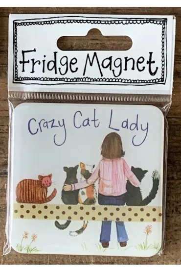 Alex Clark Magnes FM219 Crazy Cat Lady Kociara