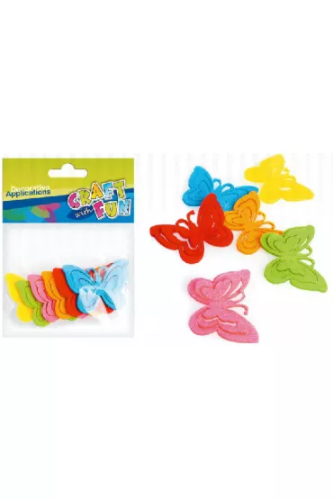 Craft with Fun Ozdoba filcowa Motyle