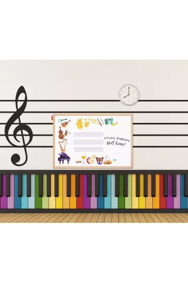 Tablica edukacyjna Music adventure! 60x40 cm