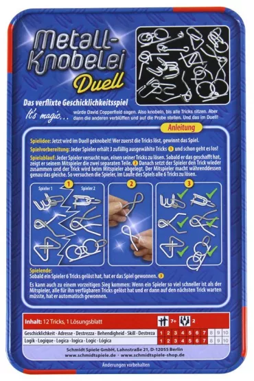 �amig��wki druciane w metalowej puszce Schmidt Spiele-Gry