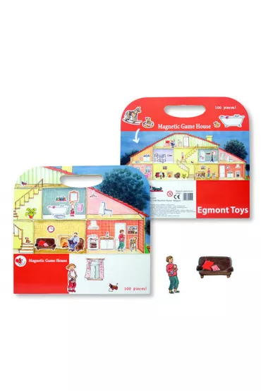 Puzzle Uk�adanka + Gra magnetyczna - Dom Egmont Toys