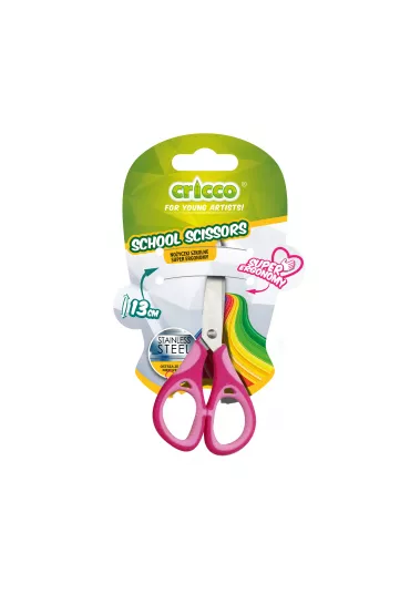 Cricco No�yczki szkolne ergonomiczne 13 cm