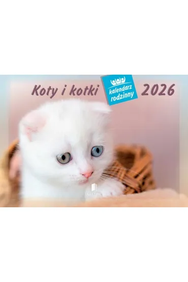 Lucrum Kalendarz 2026 rodzinny Koty i kotki