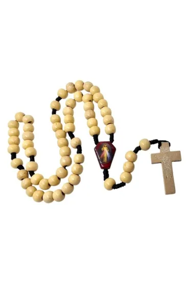 R�aniec drewniany be�owy - Jezu ufam Tobie