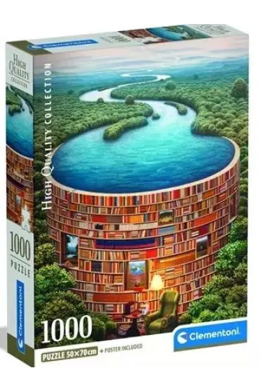 Puzzle 1000 el. Bibliodame Clementoni