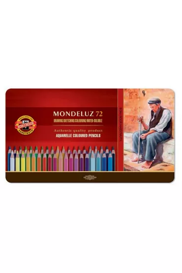 Koh-I-Noor Kredki Mondeluz w metalowym opakowaniu 3727 72 kolory