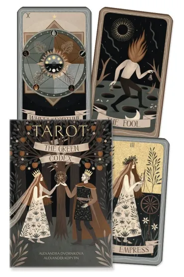 The Green Codex Tarot, karty do wr�enia i ksi��ka, zestaw