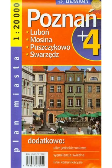 Pozna� plus 4 plan miasta
