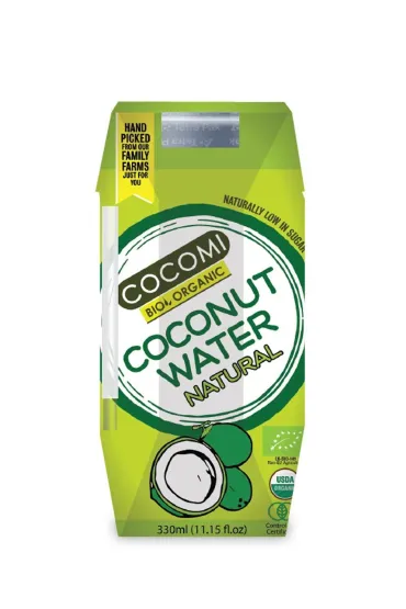 Cocomi Woda kokosowa naturalna 330 ml Bio