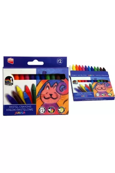 Mona Kredki �wiecowo-pastelowe Junior 12 kolor�w