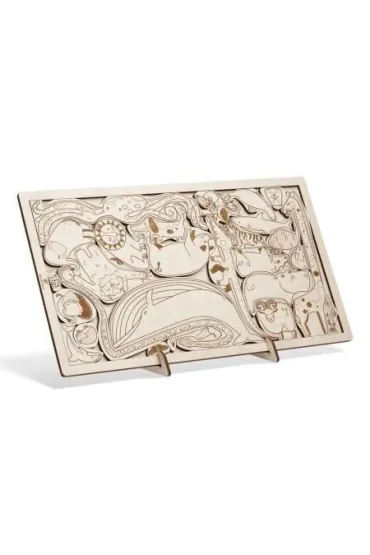 Puzzle drewniane - Abecad�o z ZOO wypad�o Sounds Wood