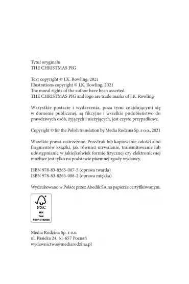 Gwiazdkowy Prosiaczek - Joanne Kathleen Rowling