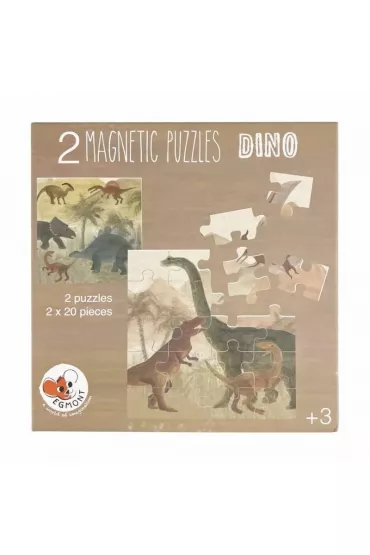 Puzzle magnetyczne Dinozaury Egmont Toys