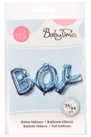 Arpex Balon foliowy napis Boy Baby Shower