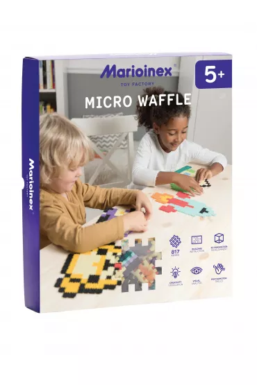 Klocki Micro Waffle 817el Zestaw przedszkolny