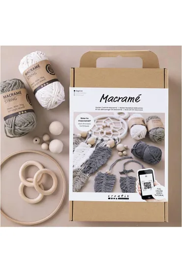 Creativ Company Zestaw do makramy �apacz Sn�w