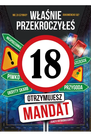 Armin Style KARNET URODZINY 18 B6 Z KOP AS GM-1265 FOL